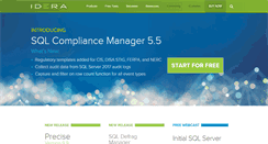 Desktop Screenshot of idera.com